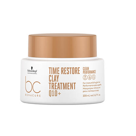 BC Time Restore Maska Glinkowa 200 ml włosy dojrzałe